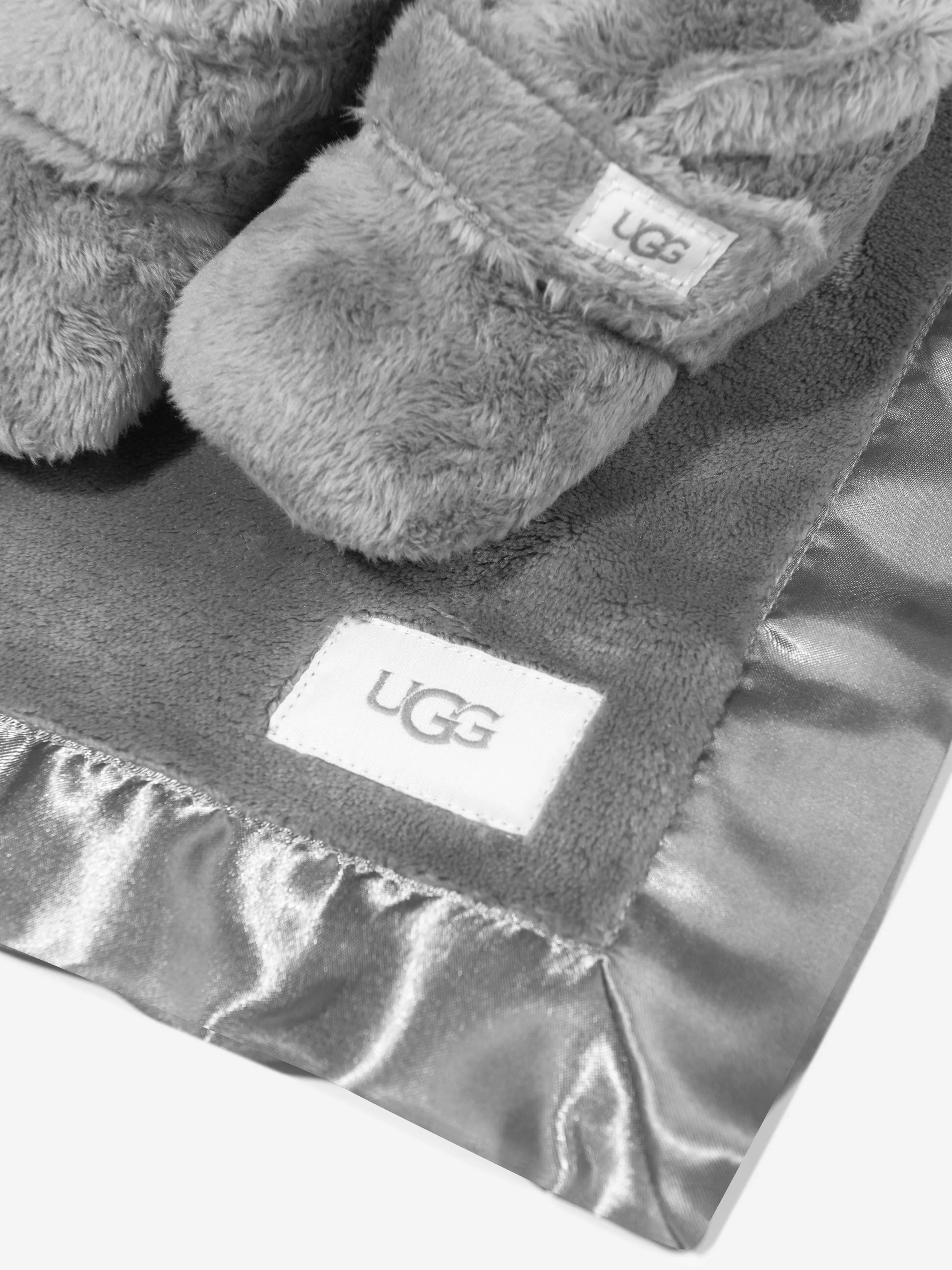 UGG Baby Bixbee And Lovey Gift Set in Grey