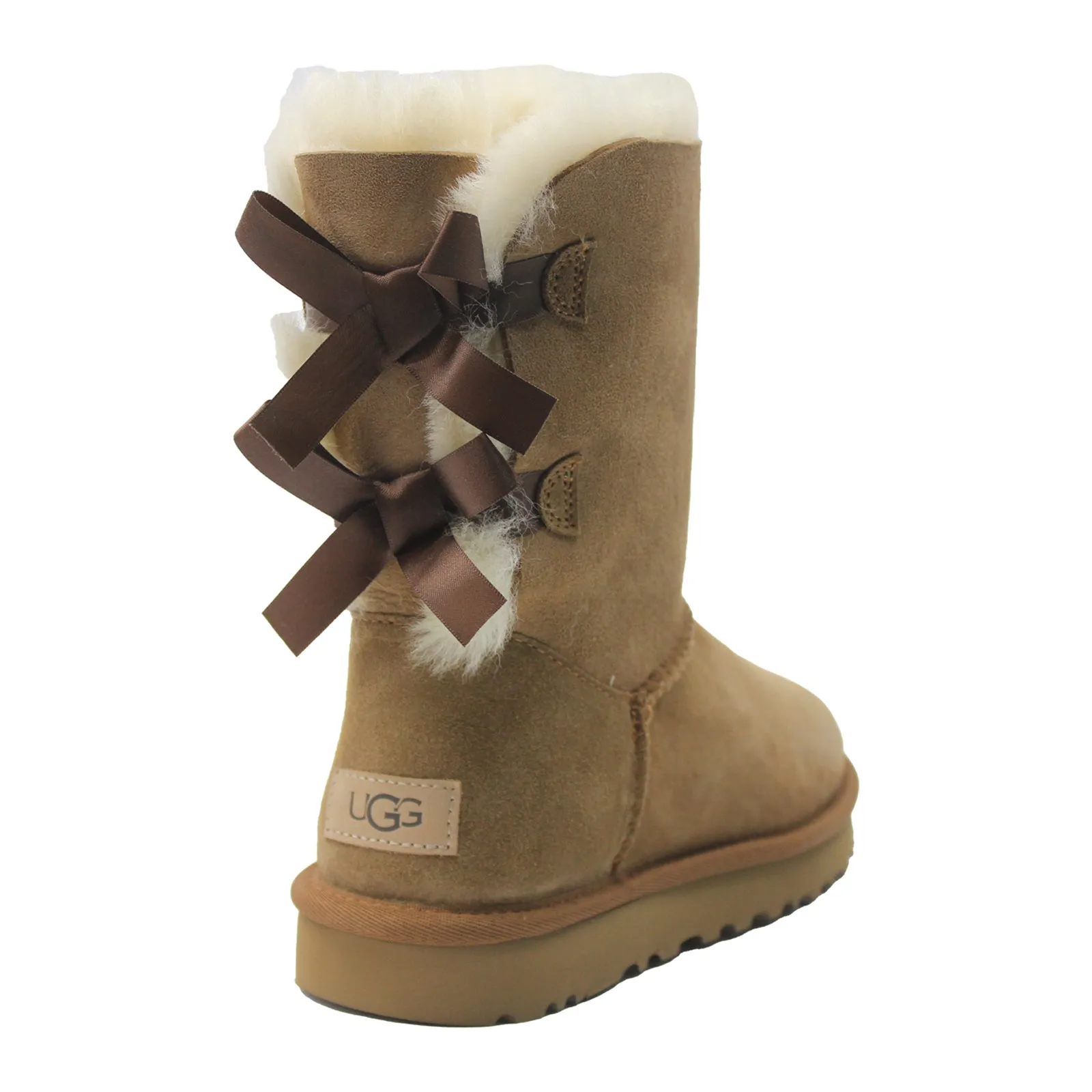 Ugg Bailey Bow II Water Resistant Suede Sheepskin Women's Winter Boots