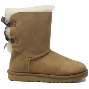 Ugg Bailey Bow II Water Resistant Suede Sheepskin Women's Winter Boots