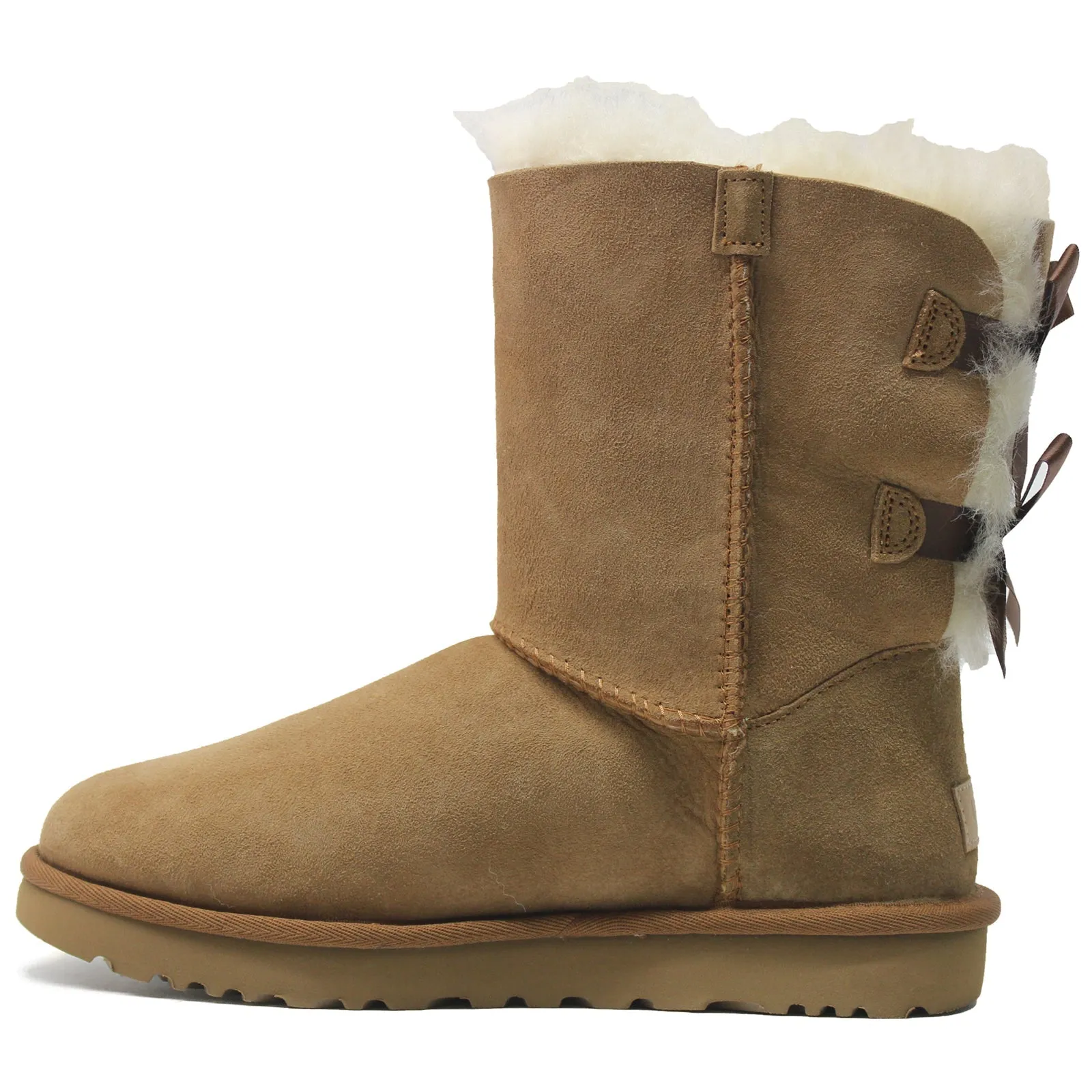 Ugg Bailey Bow II Water Resistant Suede Sheepskin Women's Winter Boots