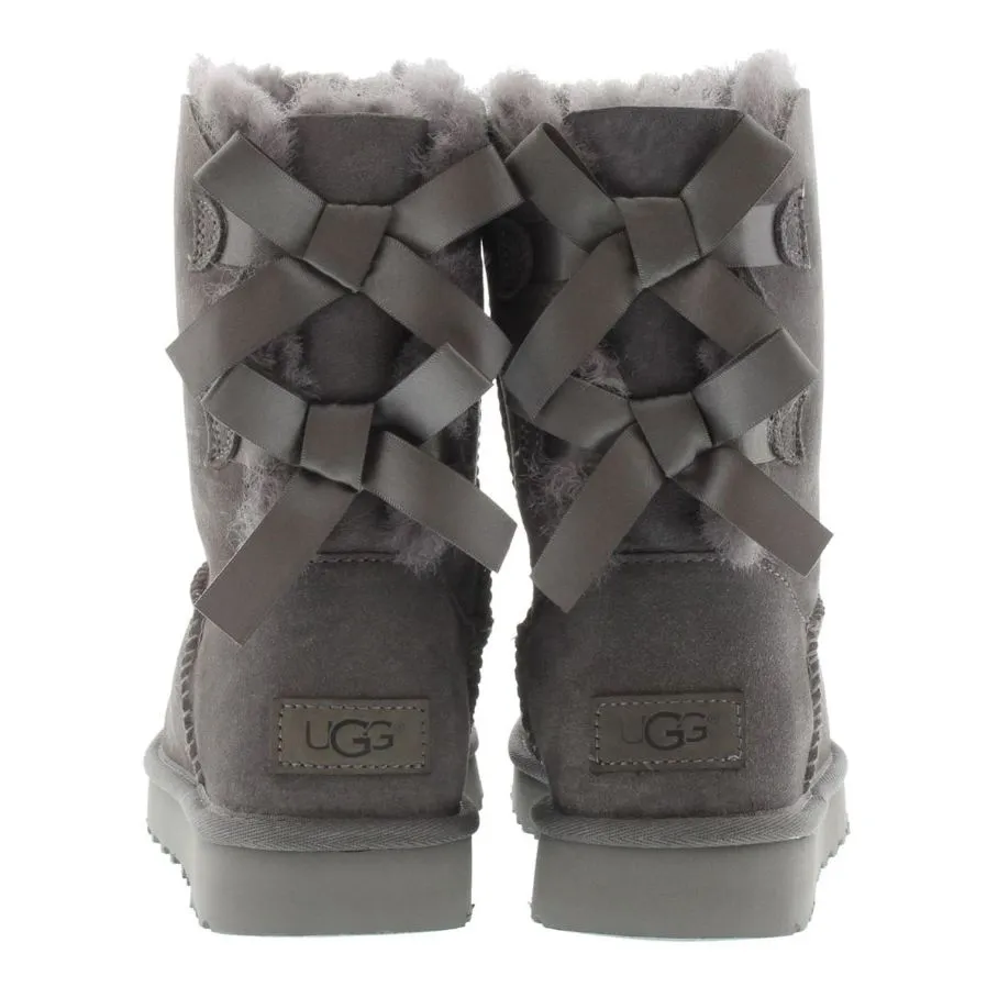 Ugg Bailey Bow II Water Resistant Suede Sheepskin Women's Winter Boots