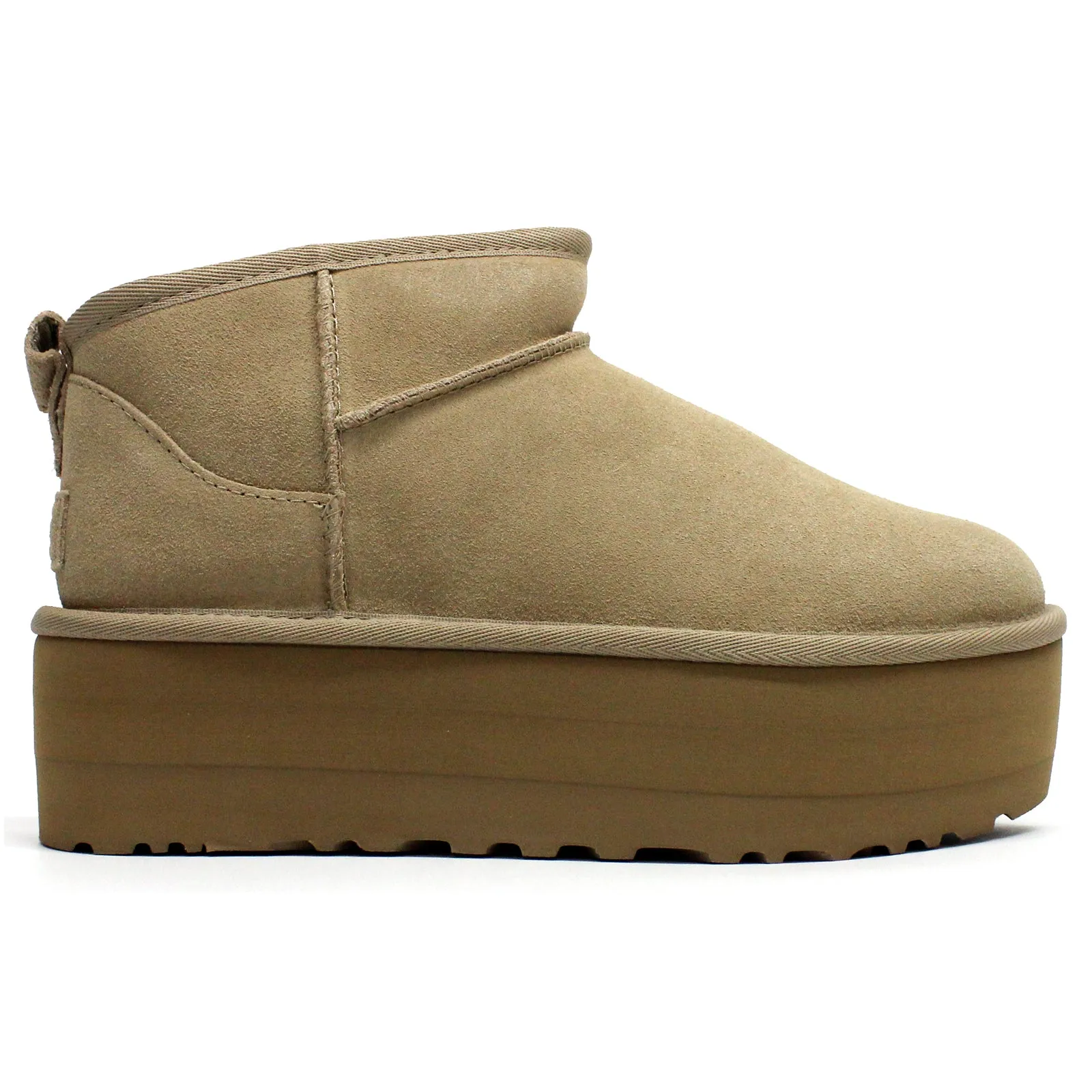 Ugg Classic Ultra Mini Suede Leather Women's Platform Boots