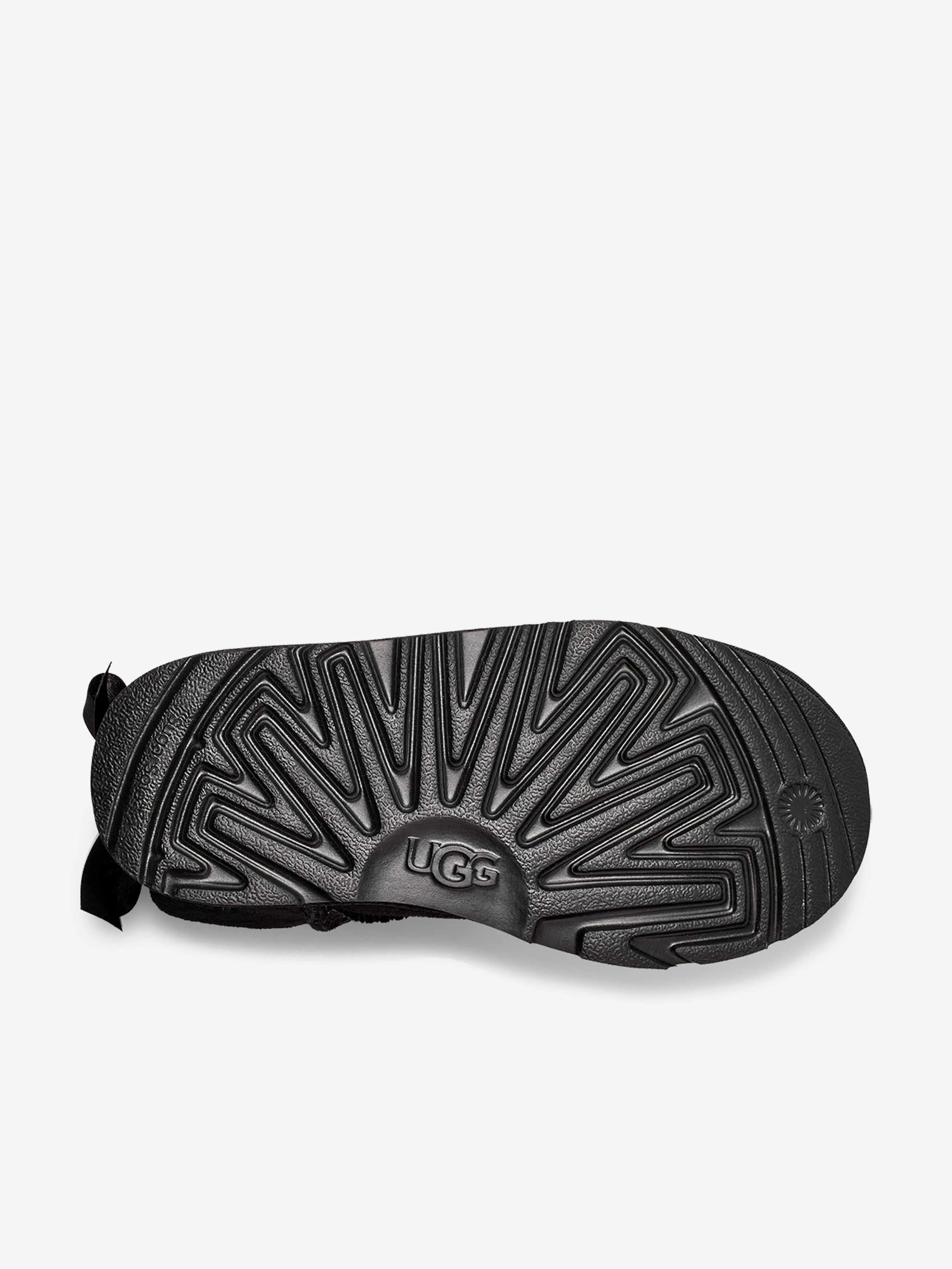 UGG Girls Mini Bailey Bow II Boots in Black