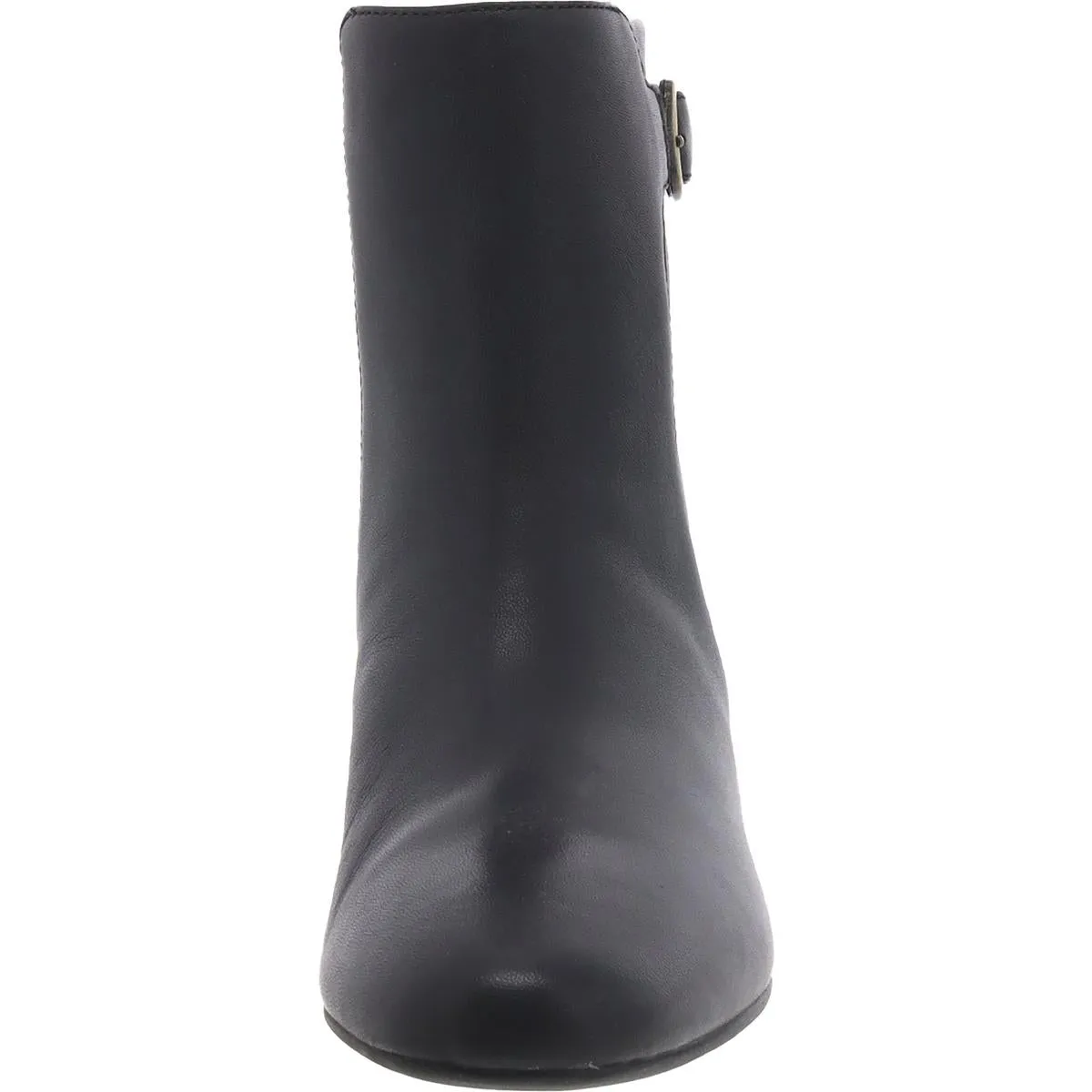 Un Cosmo Vibe Womens Leather Zip Up Ankle Boots