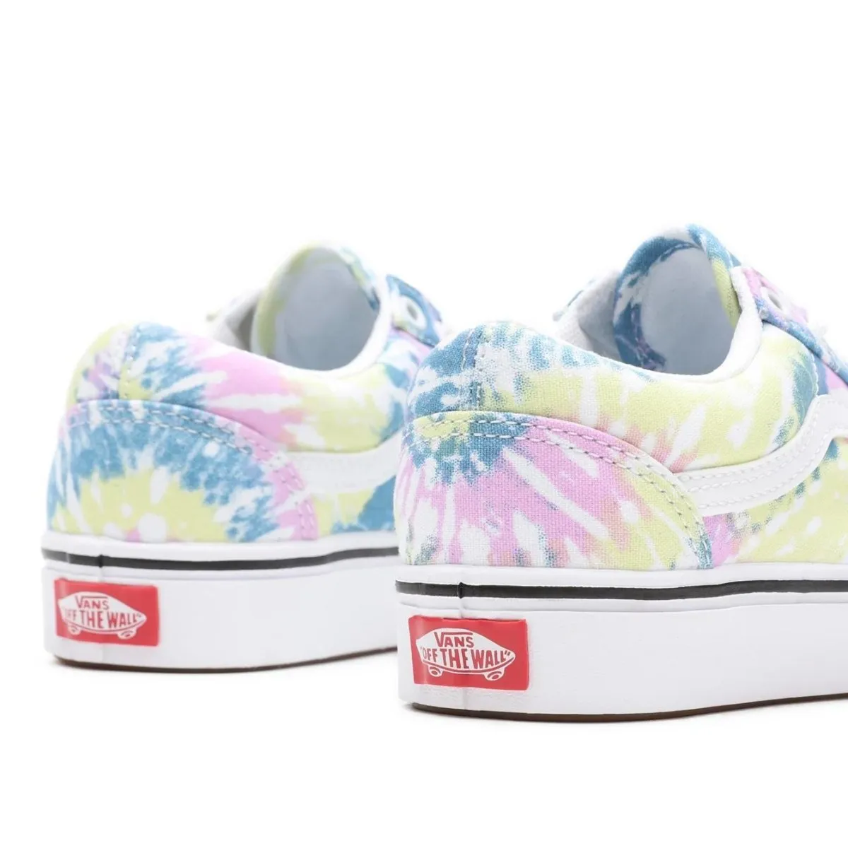 Vans Unisex Comfy Cush Old Skool Tie Dye Orchid/True White
