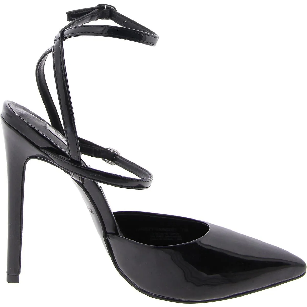 Variety Womens Patent Pointed Toe Ankle Strap
