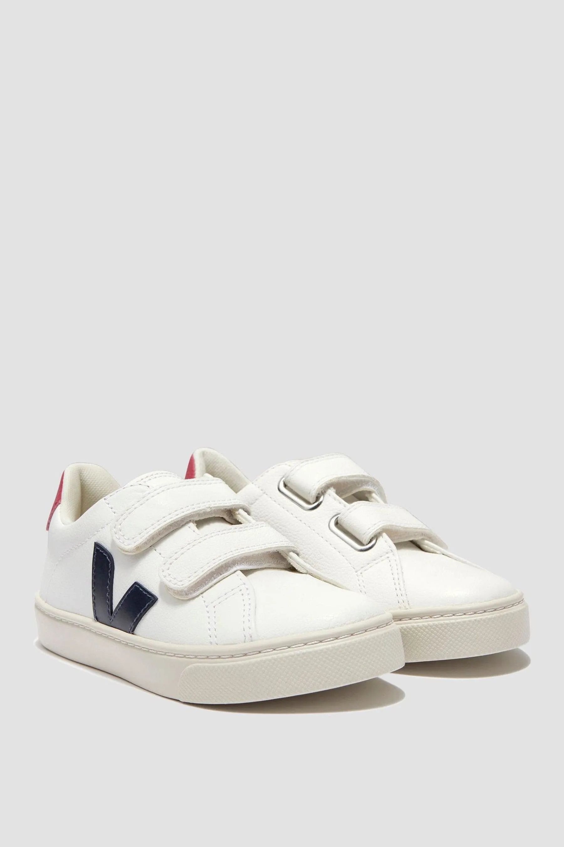 Veja Kids ChromeFree Leather Esplar Trainers in White