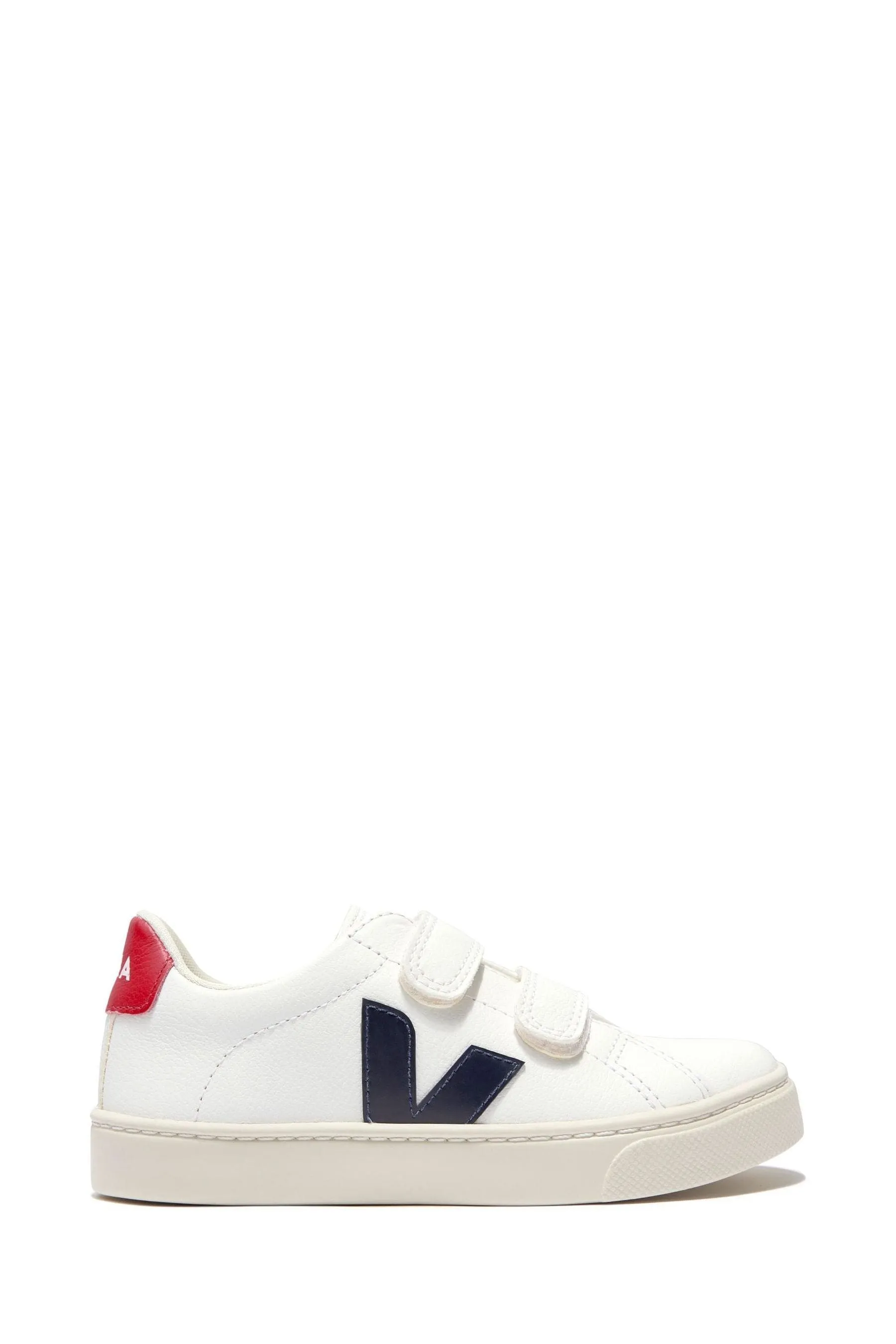 Veja Kids ChromeFree Leather Esplar Trainers in White