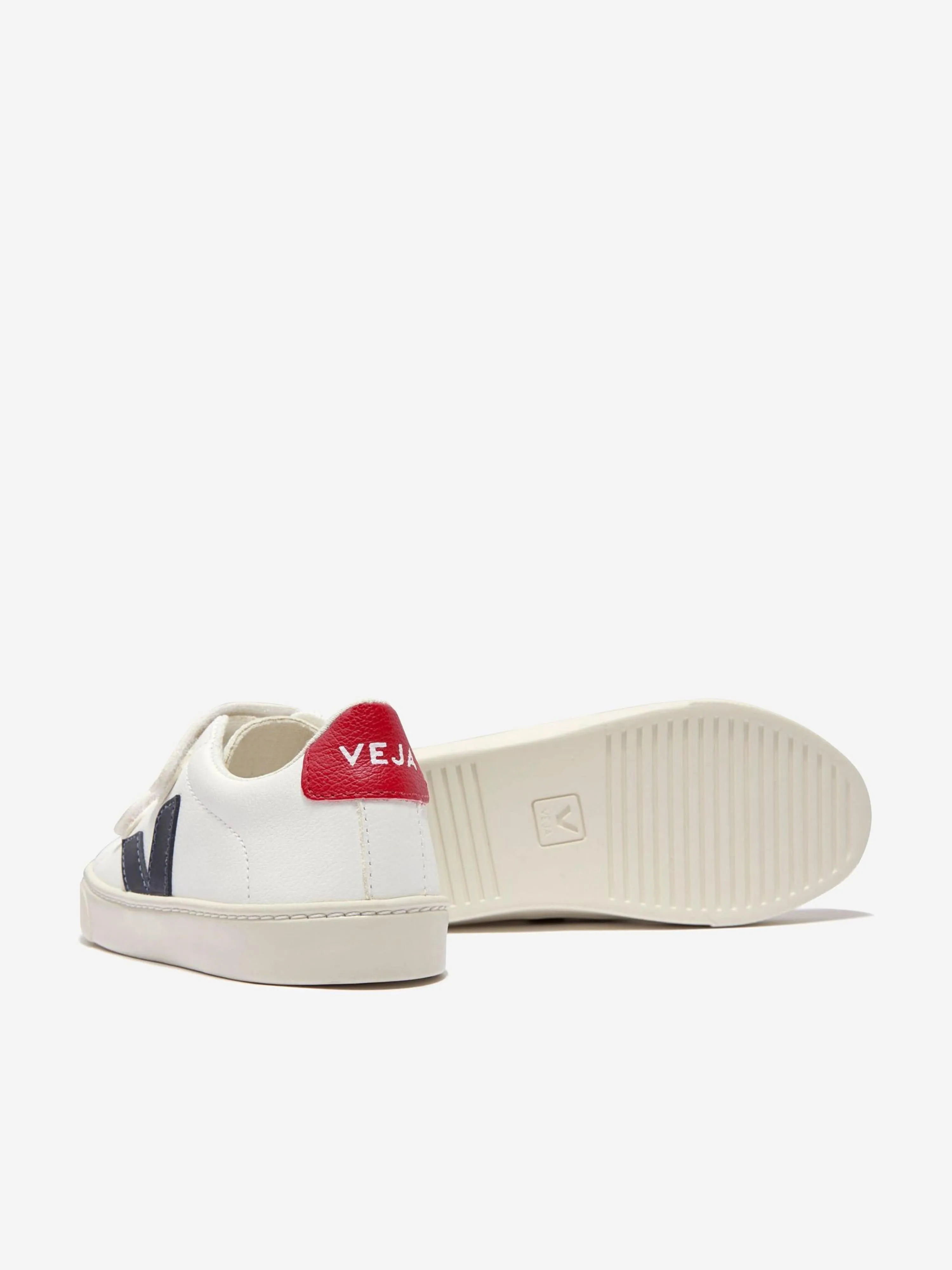 Veja Kids ChromeFree Leather Esplar Trainers in White