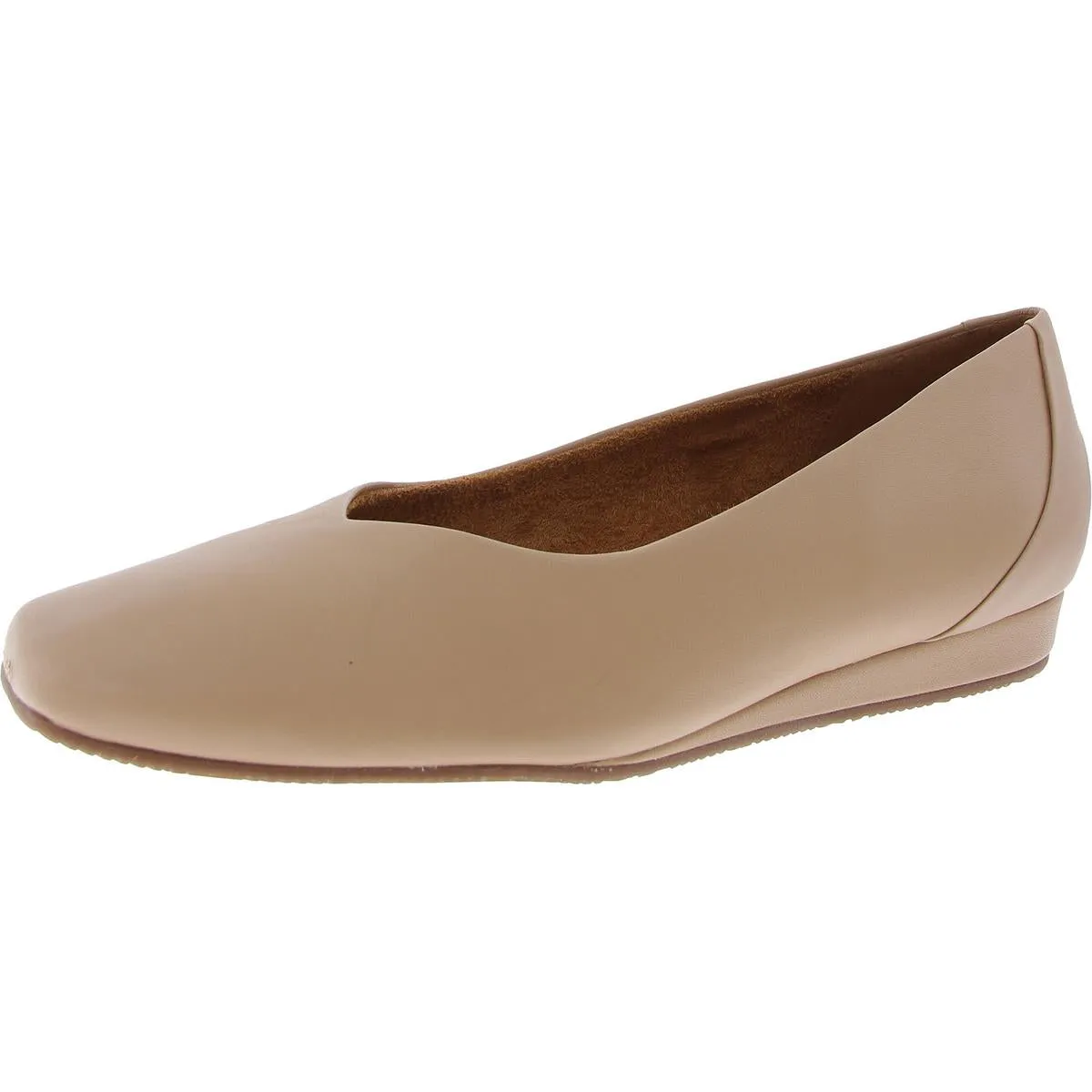 Vellore Womens Leather Comfort Insole Flats