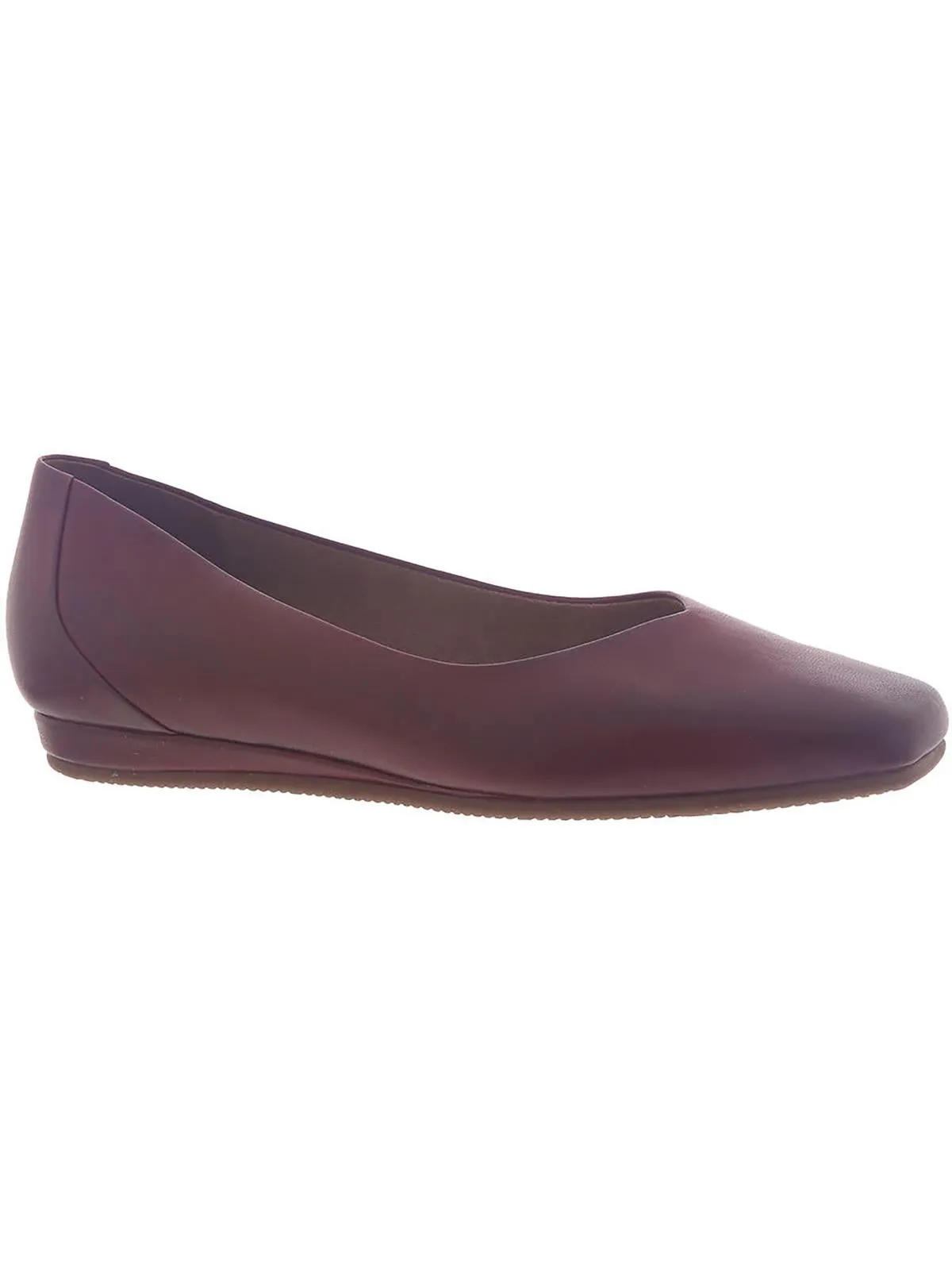Vellore Womens Leather Comfort Insole Flats