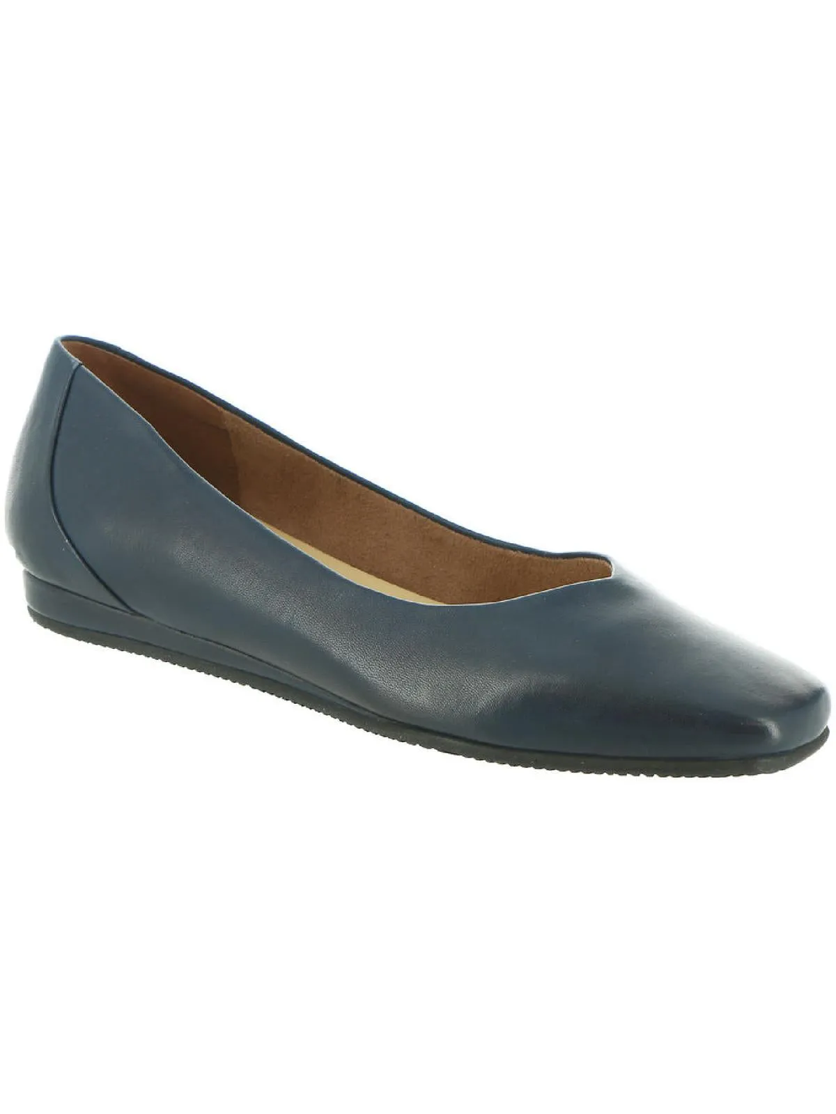 Vellore Womens Leather Comfort Insole Flats