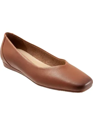 Vellore Womens Leather Comfort Insole Flats