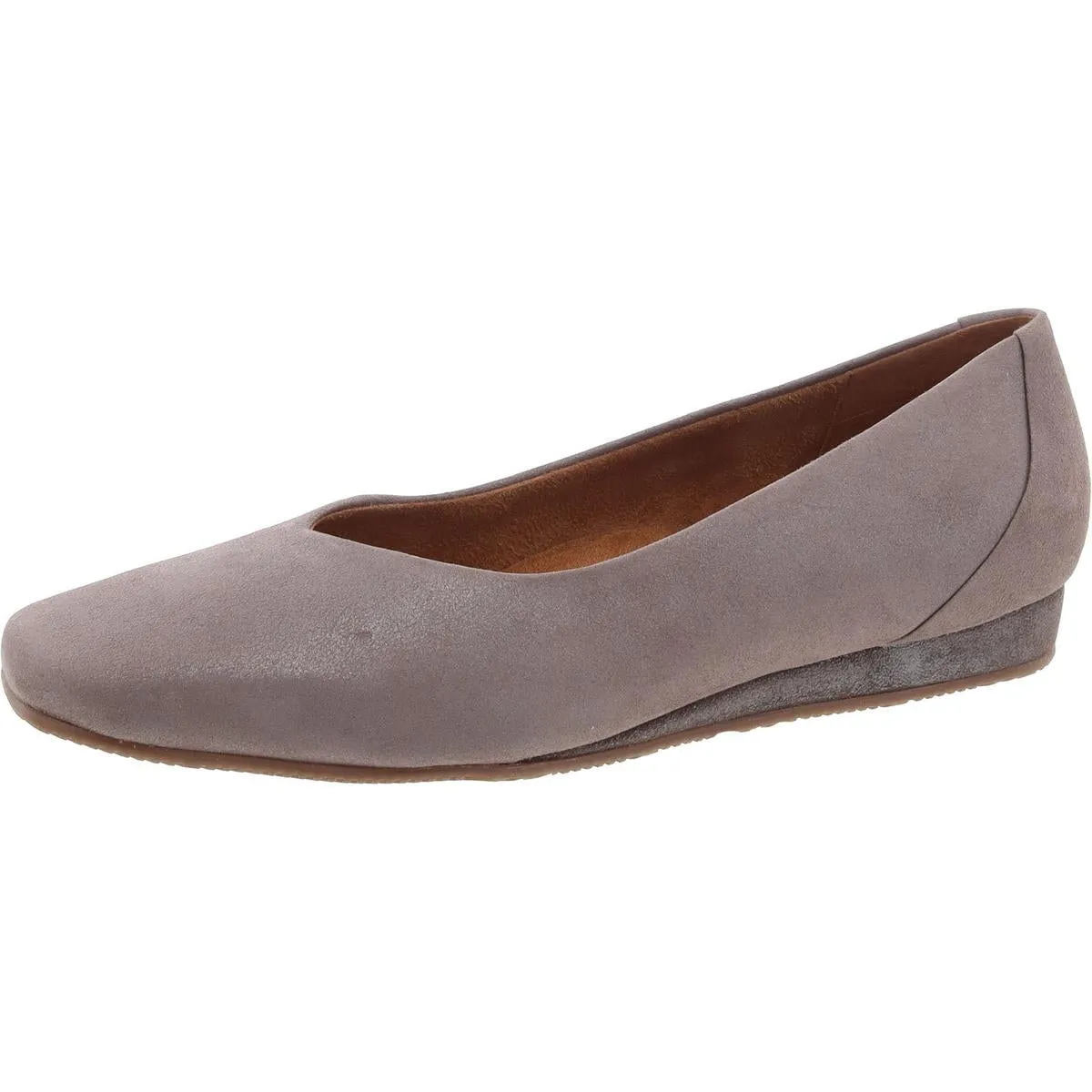 Vellore Womens Leather Comfort Insole Flats