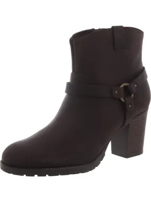 VERONA ROCK Womens Leather Pointed toe Ankle Boots