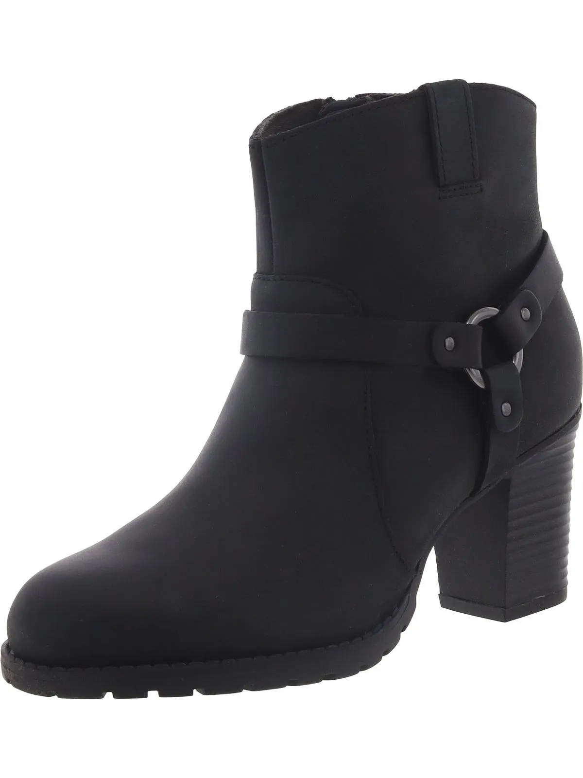 VERONA ROCK Womens Leather Pointed toe Ankle Boots