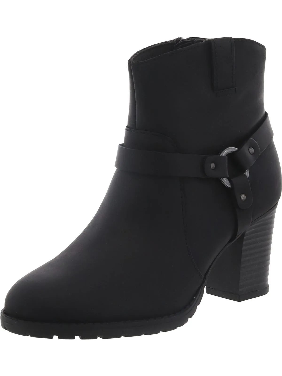 VERONA ROCK Womens Leather Pointed toe Ankle Boots