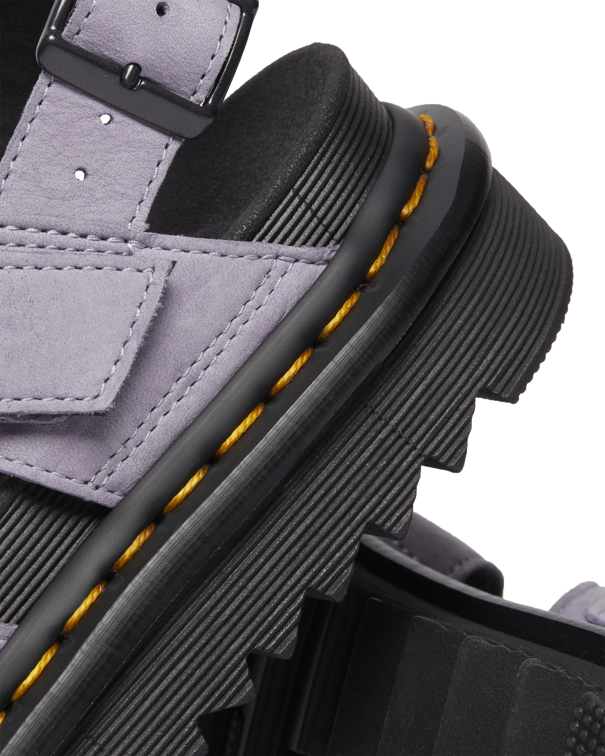 Voss II Buttersoft Leather Strap Sandals in Frosted Lavender