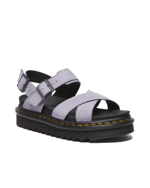 Voss II Buttersoft Leather Strap Sandals in Frosted Lavender