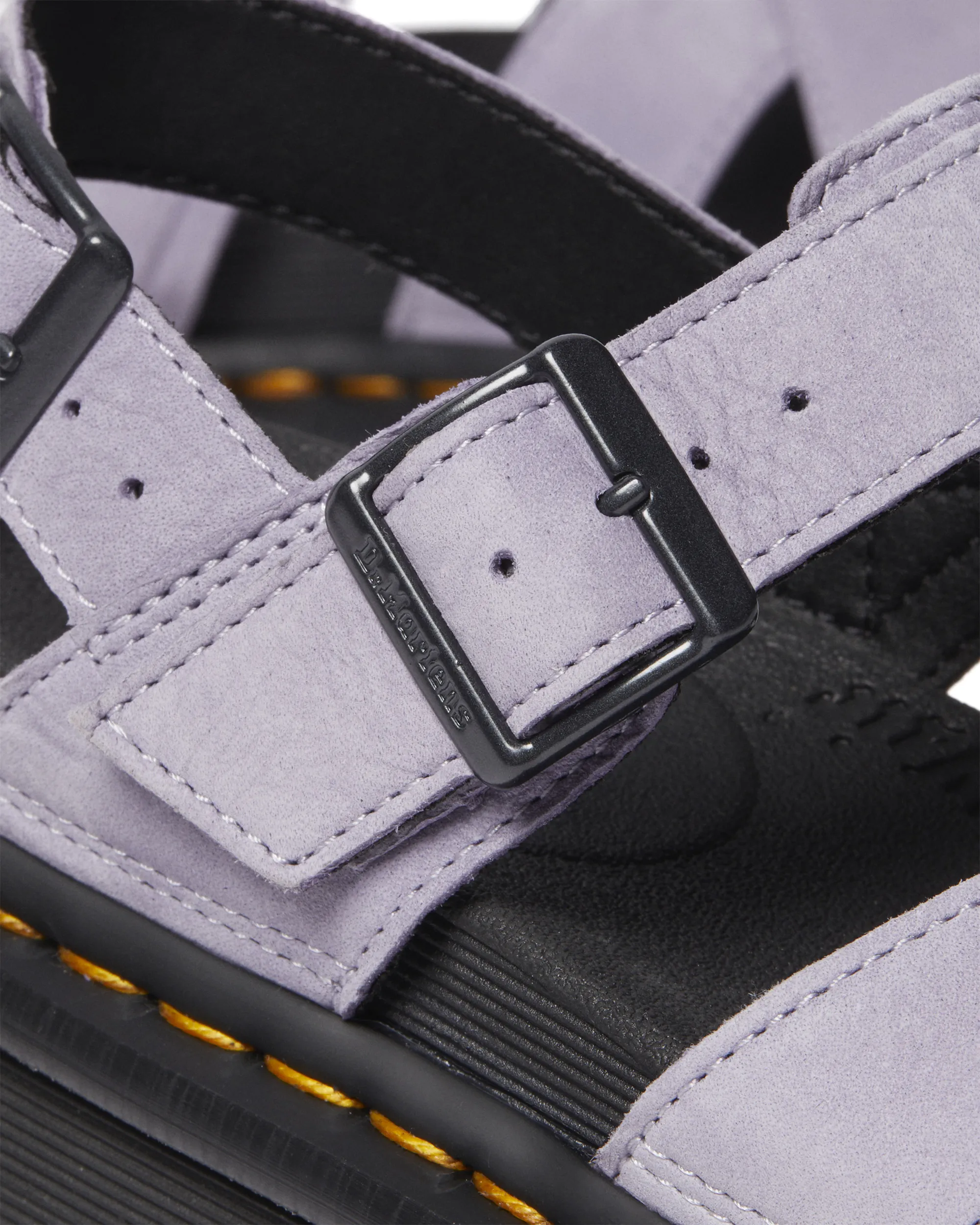 Voss II Buttersoft Leather Strap Sandals in Frosted Lavender