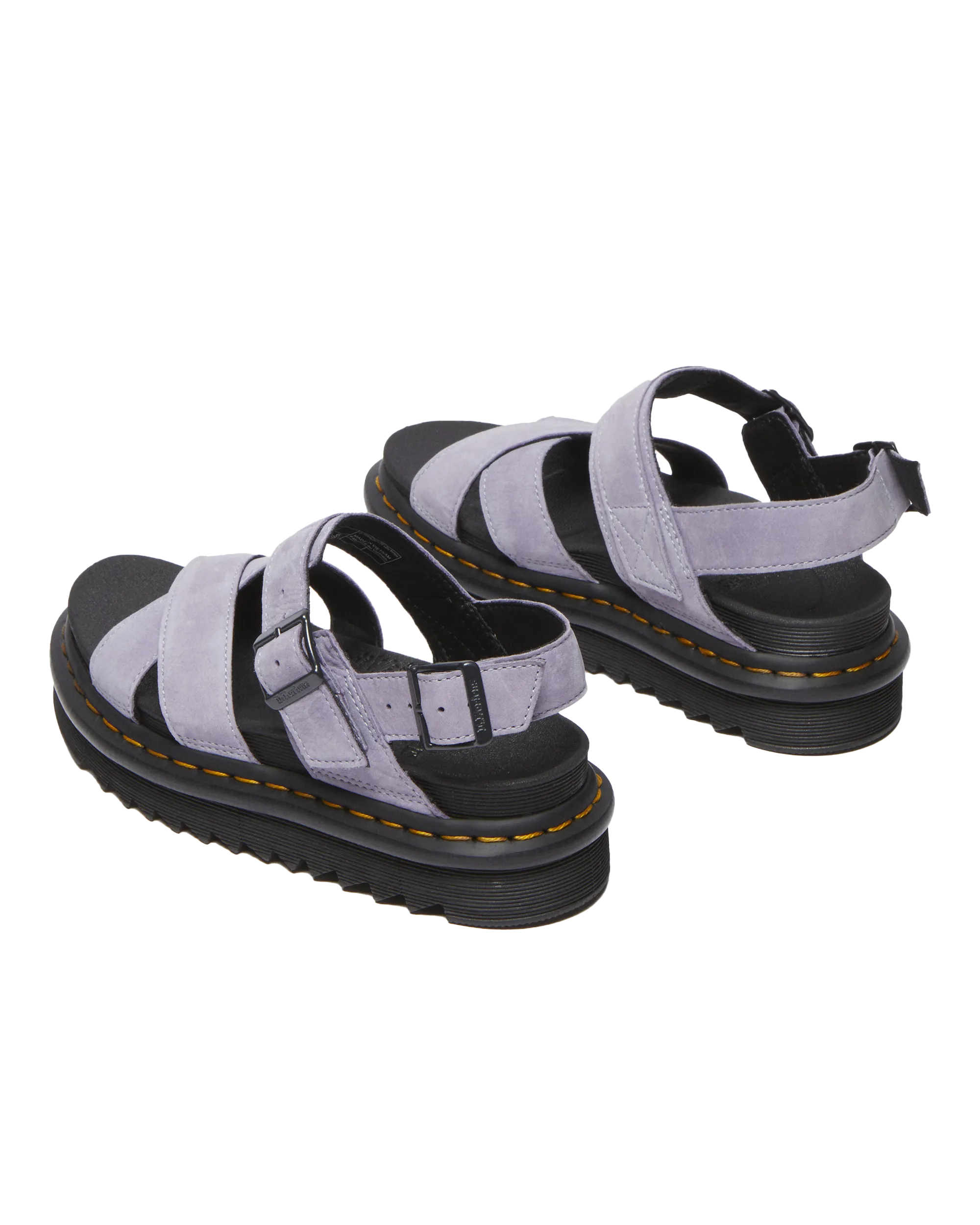 Voss II Buttersoft Leather Strap Sandals in Frosted Lavender
