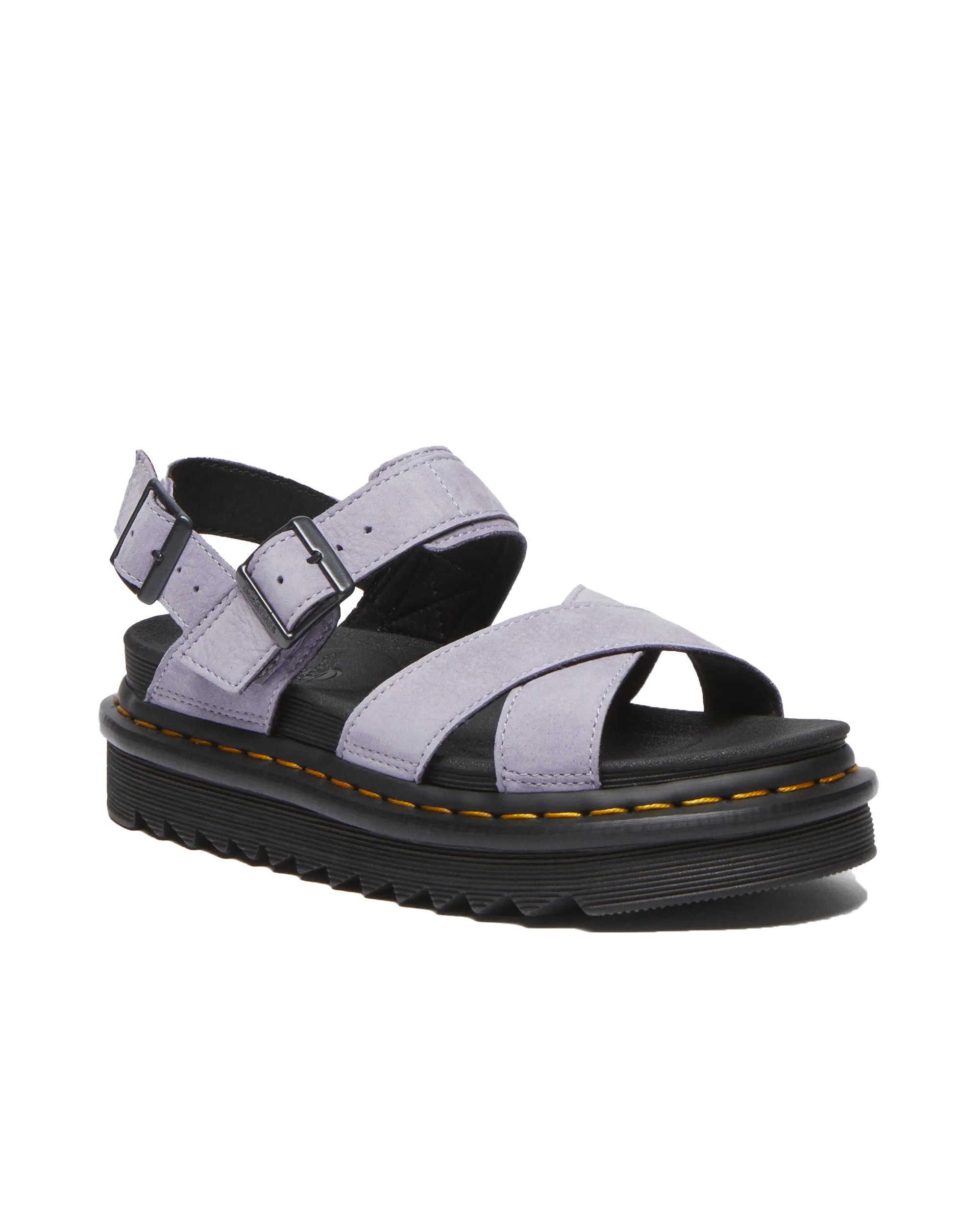 Voss II Buttersoft Leather Strap Sandals in Frosted Lavender