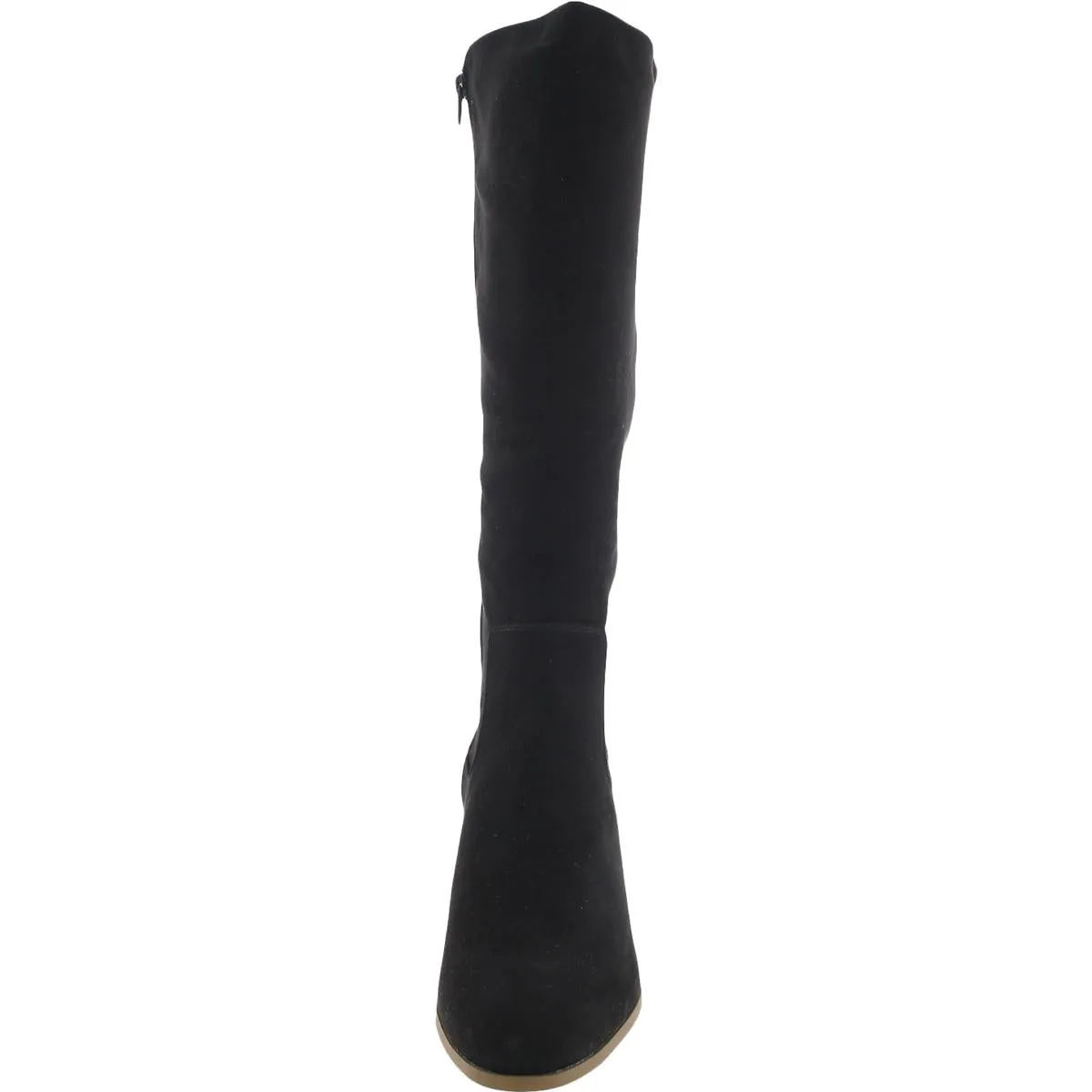 Warrda  Womens Faux Suede Zip Up Mid-Calf Boots