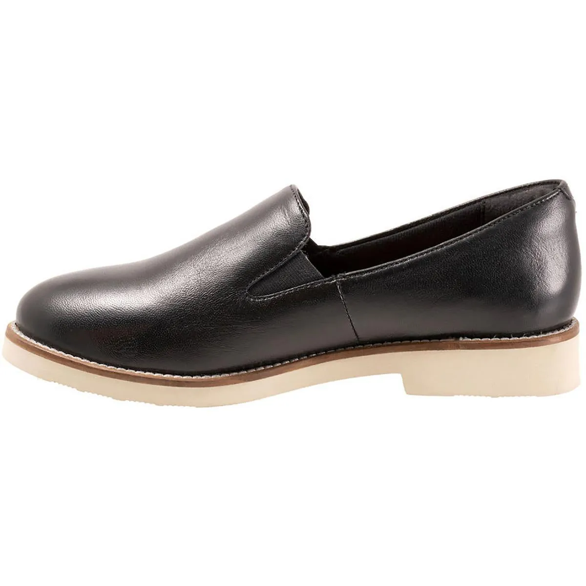 Whistle II Womens Leather Comfort Flats Shoes