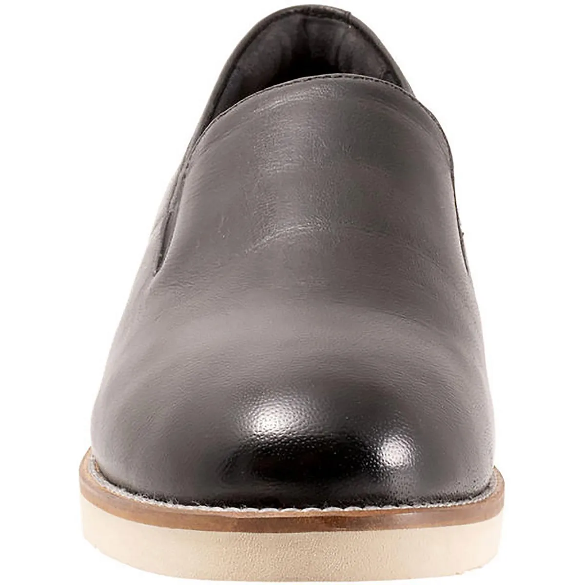 Whistle II Womens Leather Comfort Flats Shoes