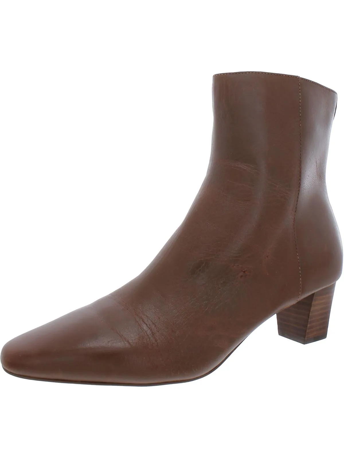 Willa Womens Leather Ankle Boots