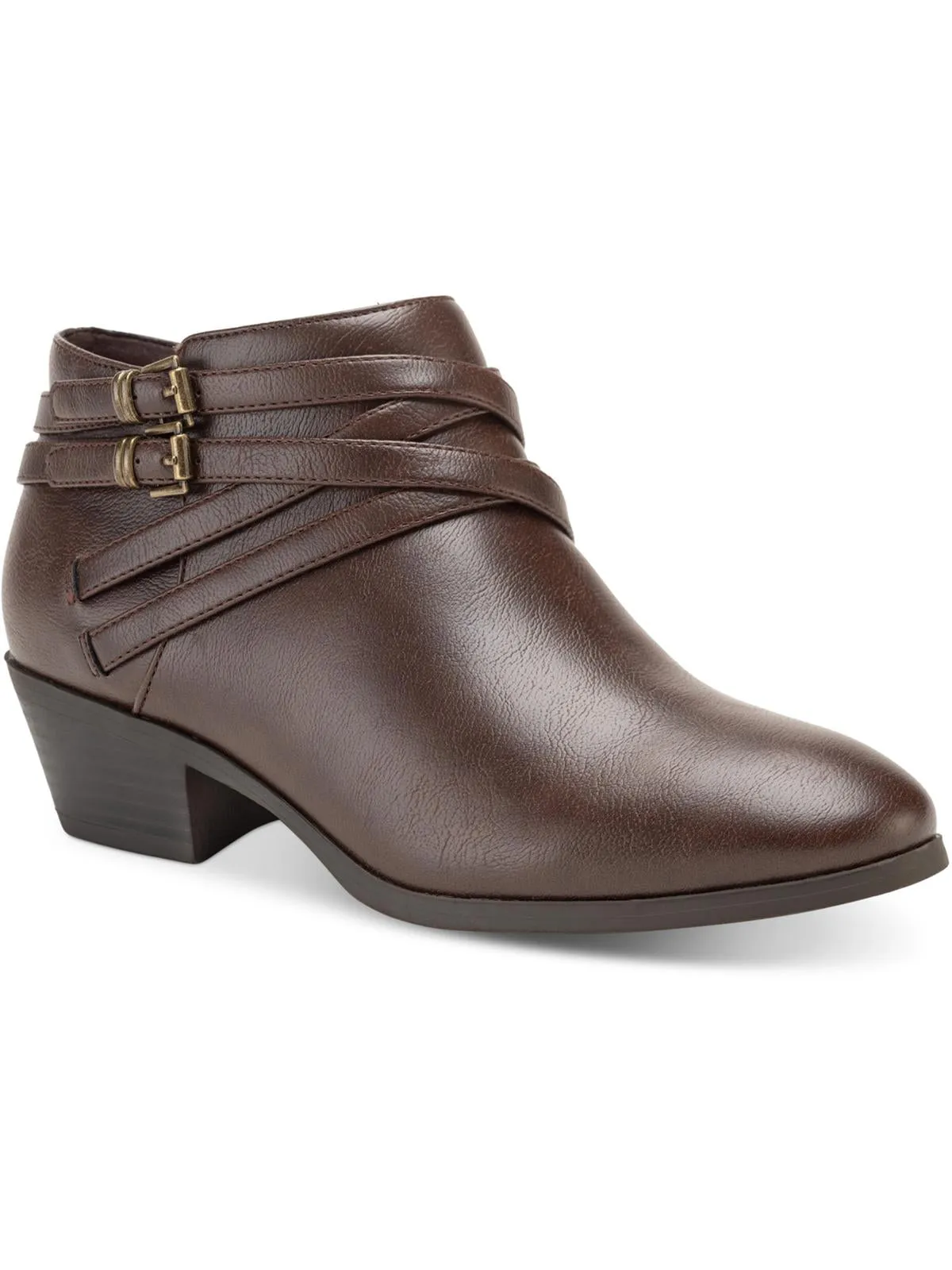 WILLOW Womens Block Heel Ankle Boots