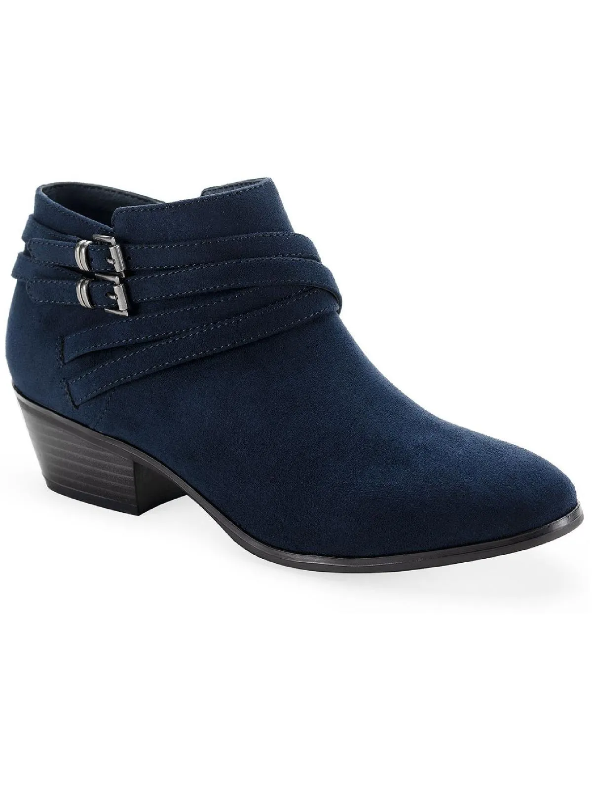 WILLOW Womens Block Heel Ankle Boots