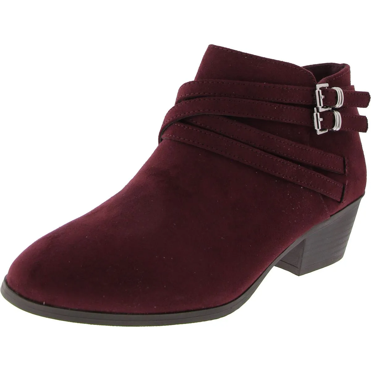 Willow Womens Padded Insole Almond Toe Ankle Boots