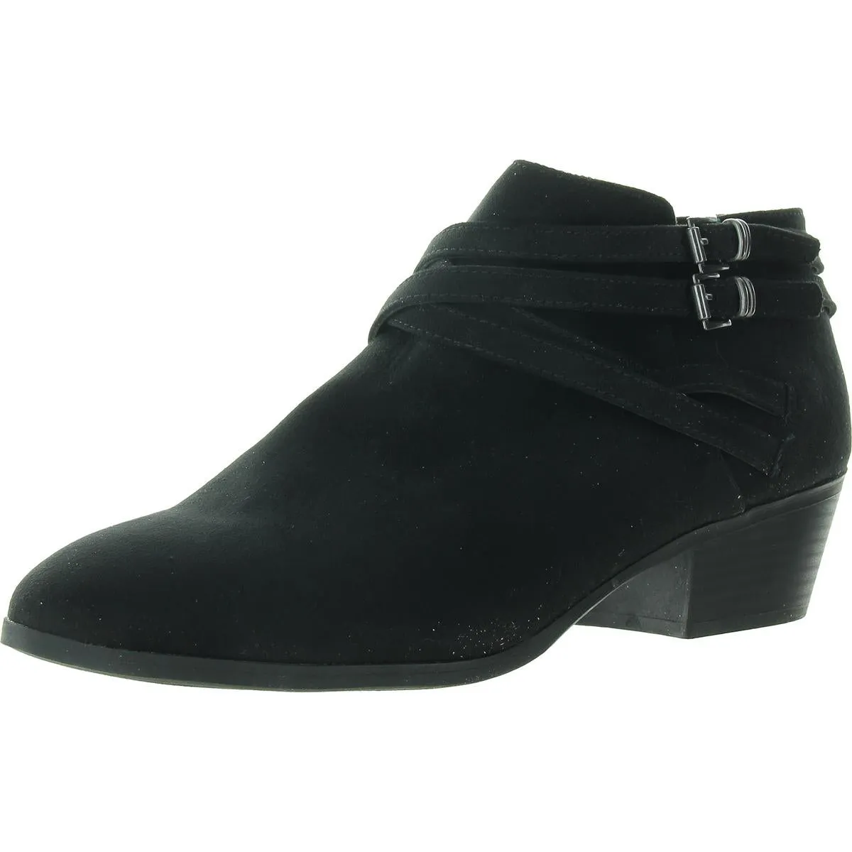 Willow Womens Padded Insole Almond Toe Ankle Boots