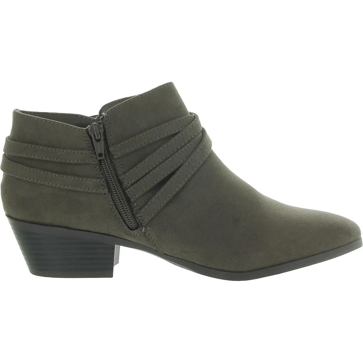 Willow Womens Padded Insole Almond Toe Ankle Boots