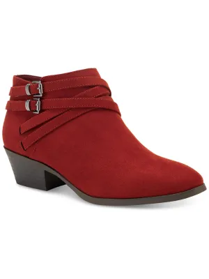 Willow Womens Padded Insole Almond Toe Ankle Boots