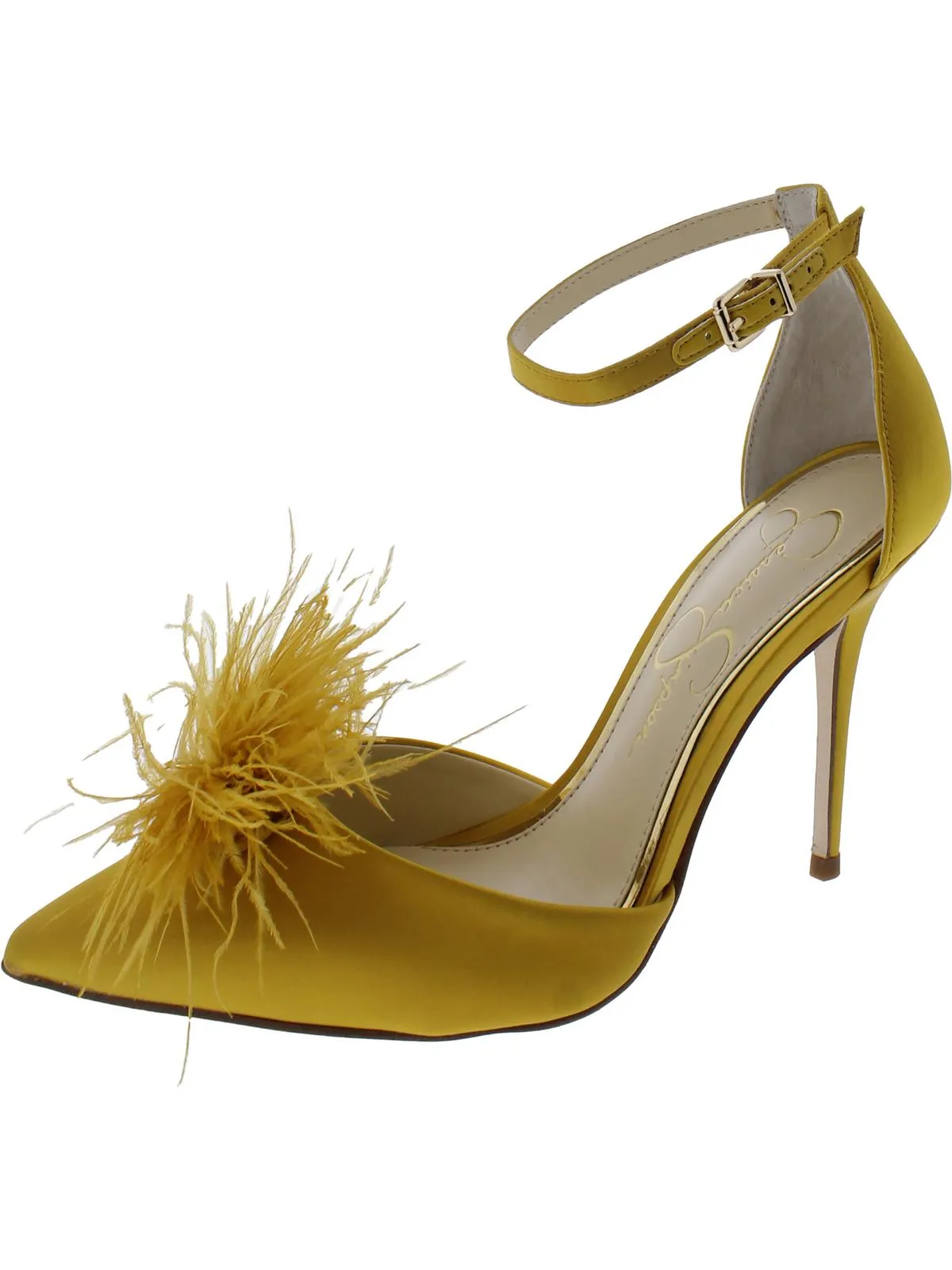 Wolistie Womens Pointed Toe Evening Ankle Strap