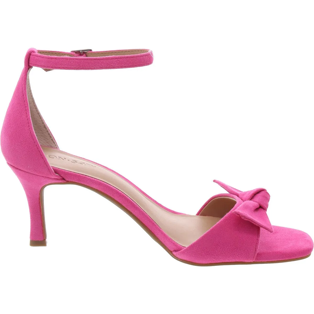 Womens Bow Manmade Ankle Strap