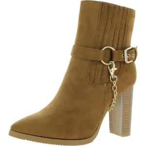 Womens Harness Chain Ankle Boots