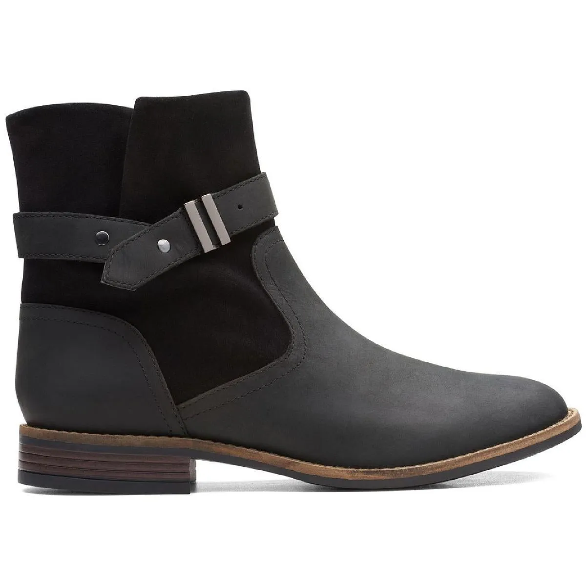 Womens Leather Ankle Ankle Boots