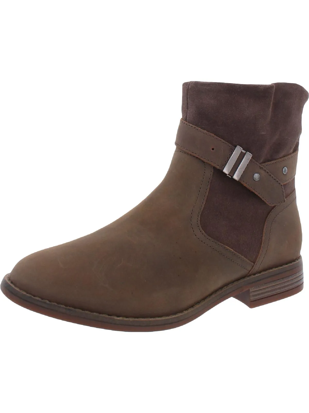Womens Leather Ankle Ankle Boots
