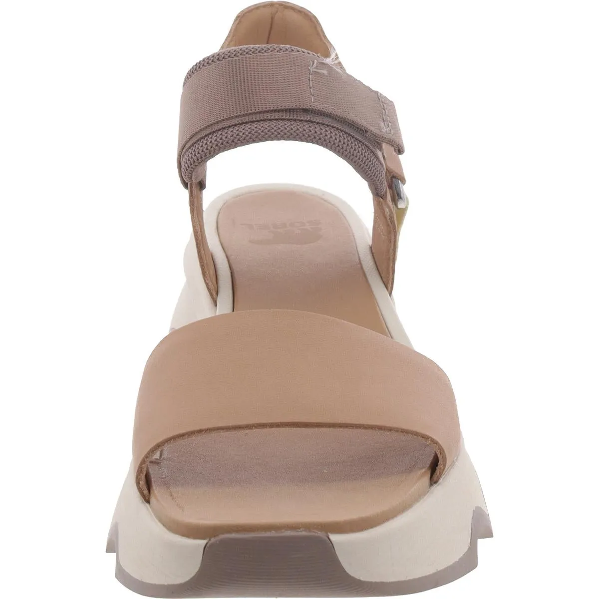 Womens Leather Embossed Ankle Strap