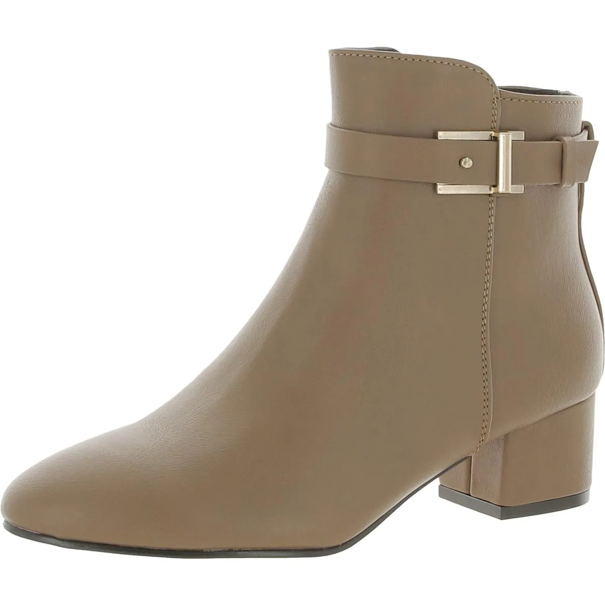 Womens PADDED INSOLE BLOCK HEEL Ankle Boots