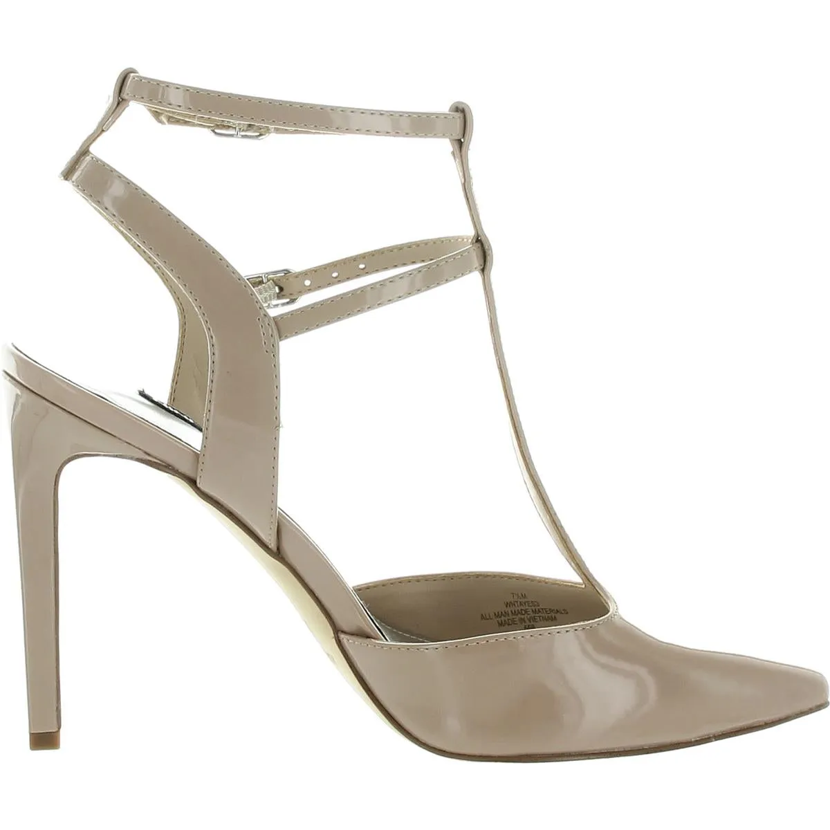 Womens Strappy Manmade Ankle Strap