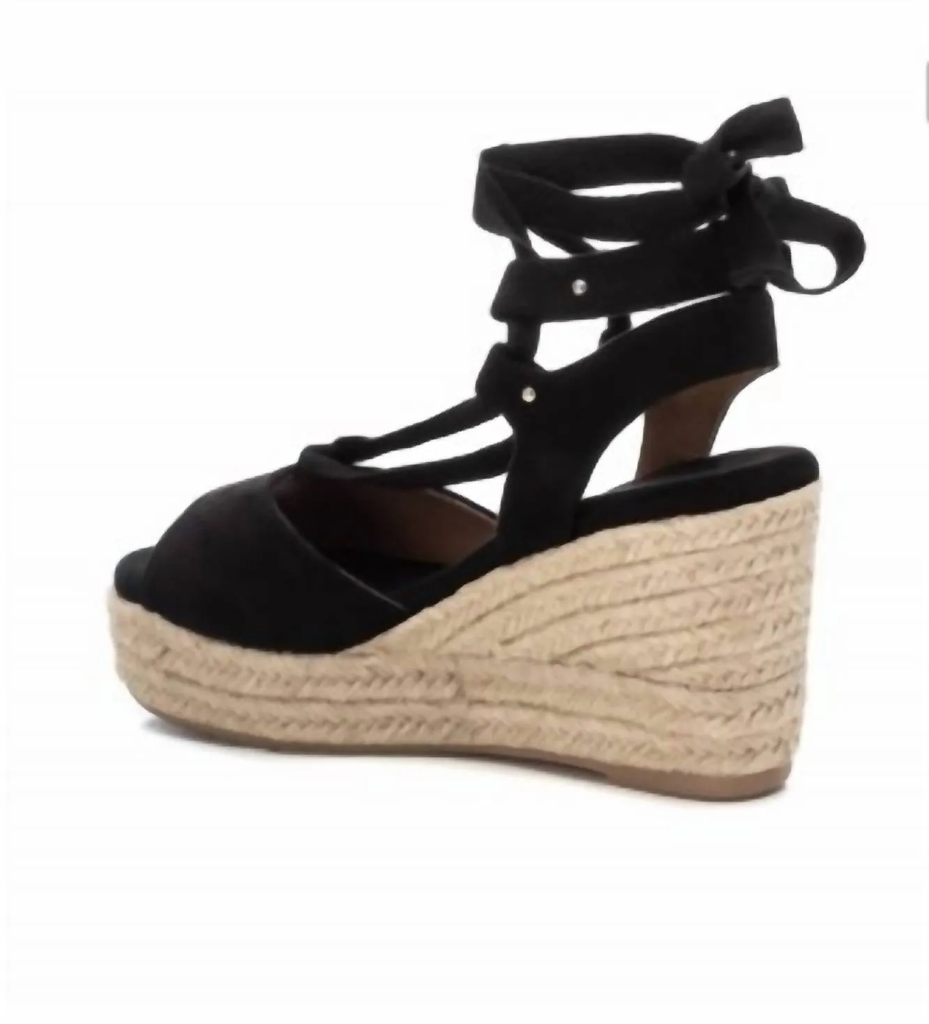 Women's Wedge Sandals In Black