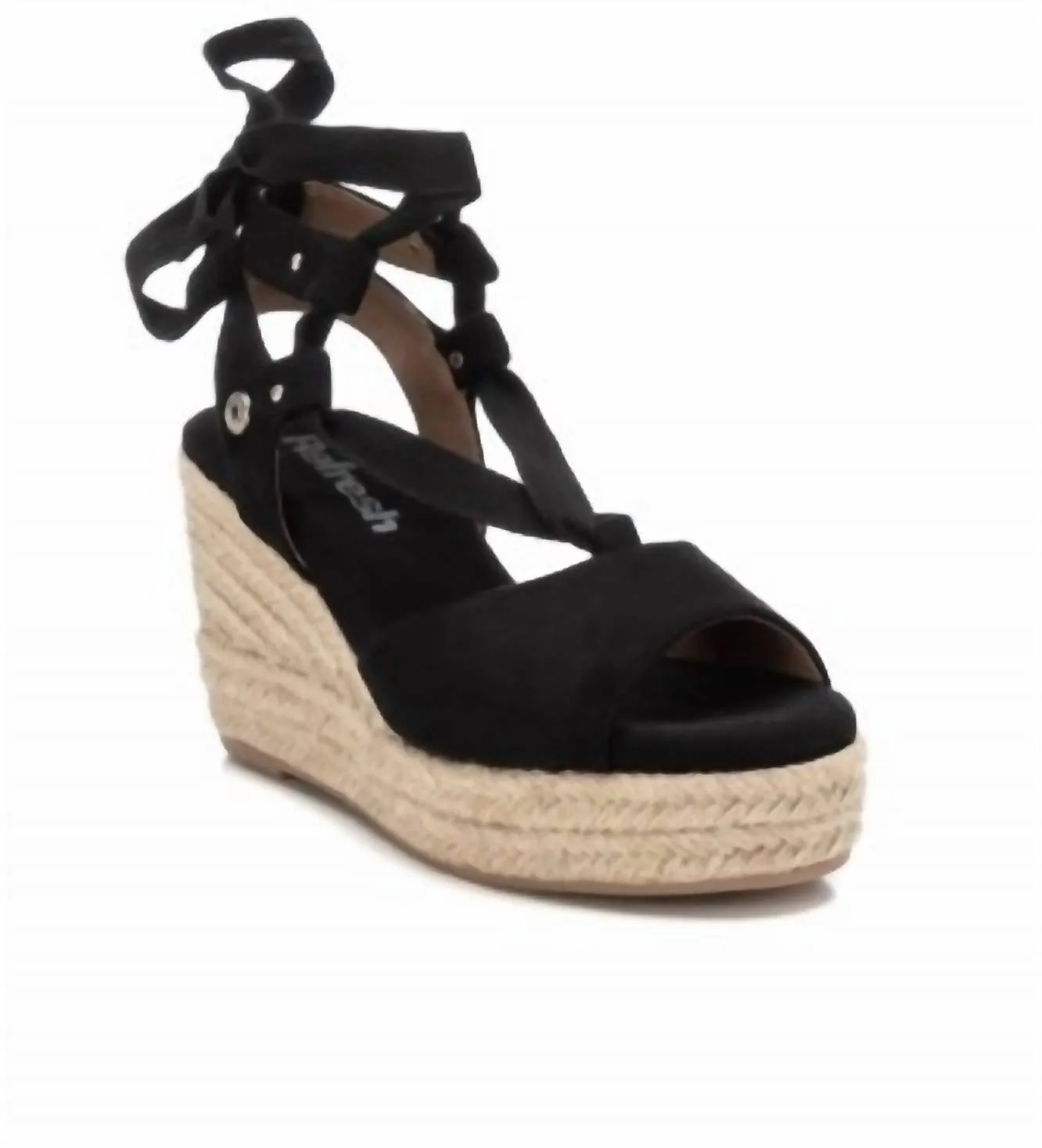 Women's Wedge Sandals In Black