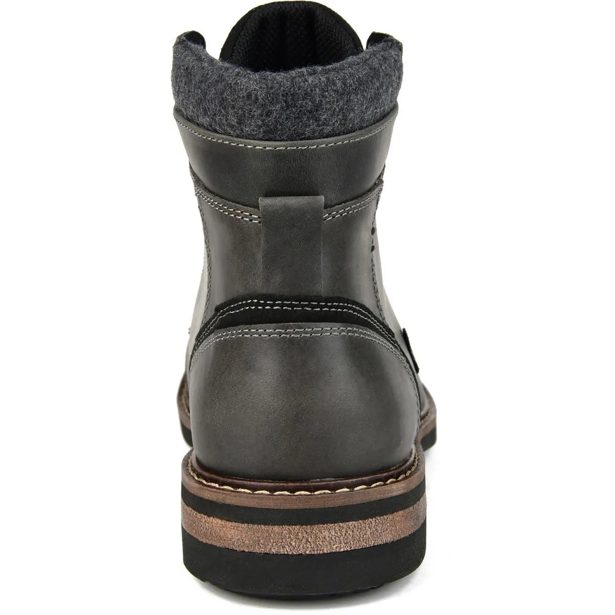 Yukon Mens Leather Lace-Up Ankle Boots