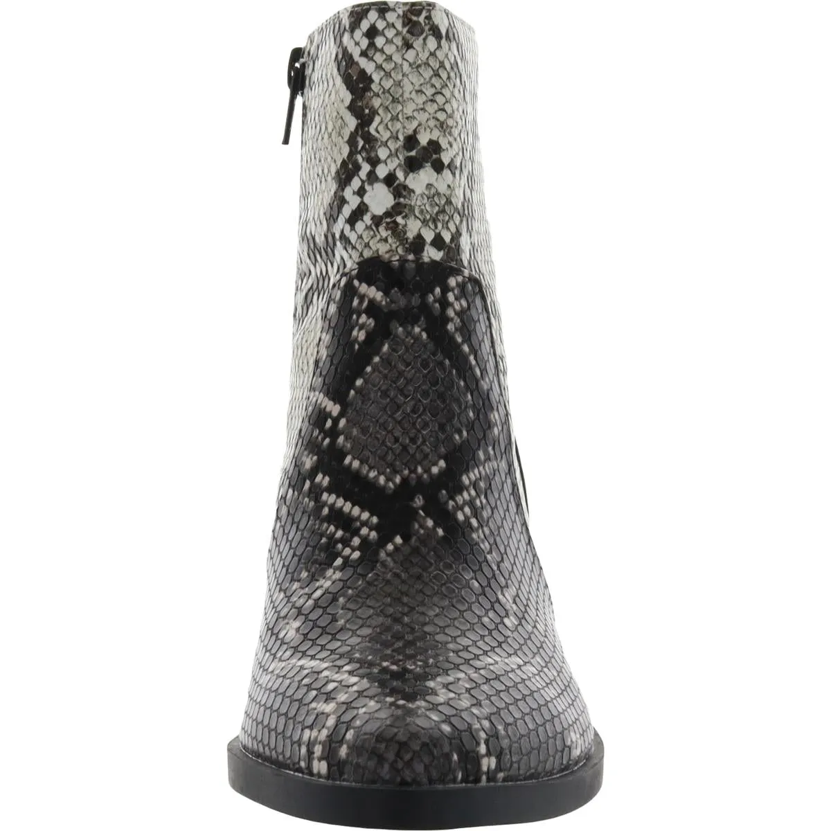 Zada Womens Strech Block Heel Ankle Boots