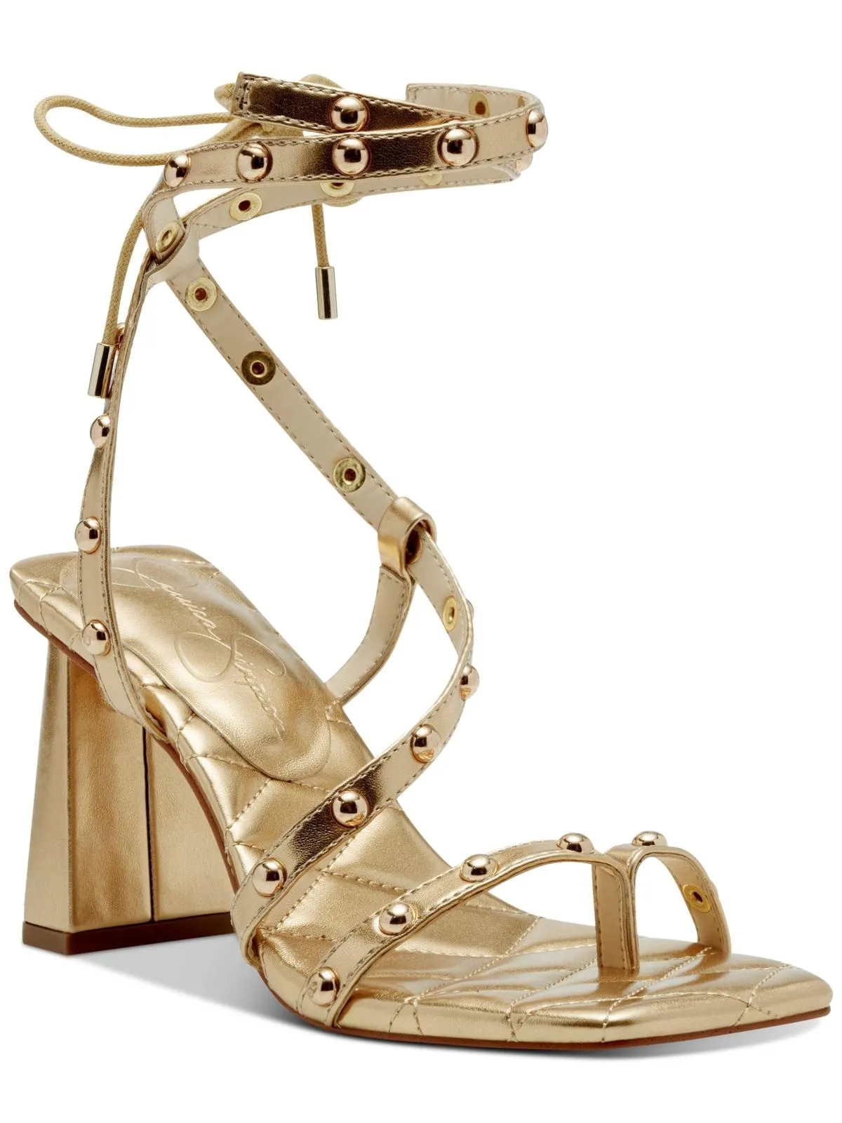 Zayve Womens Faux Leather Ankle Strap Heels