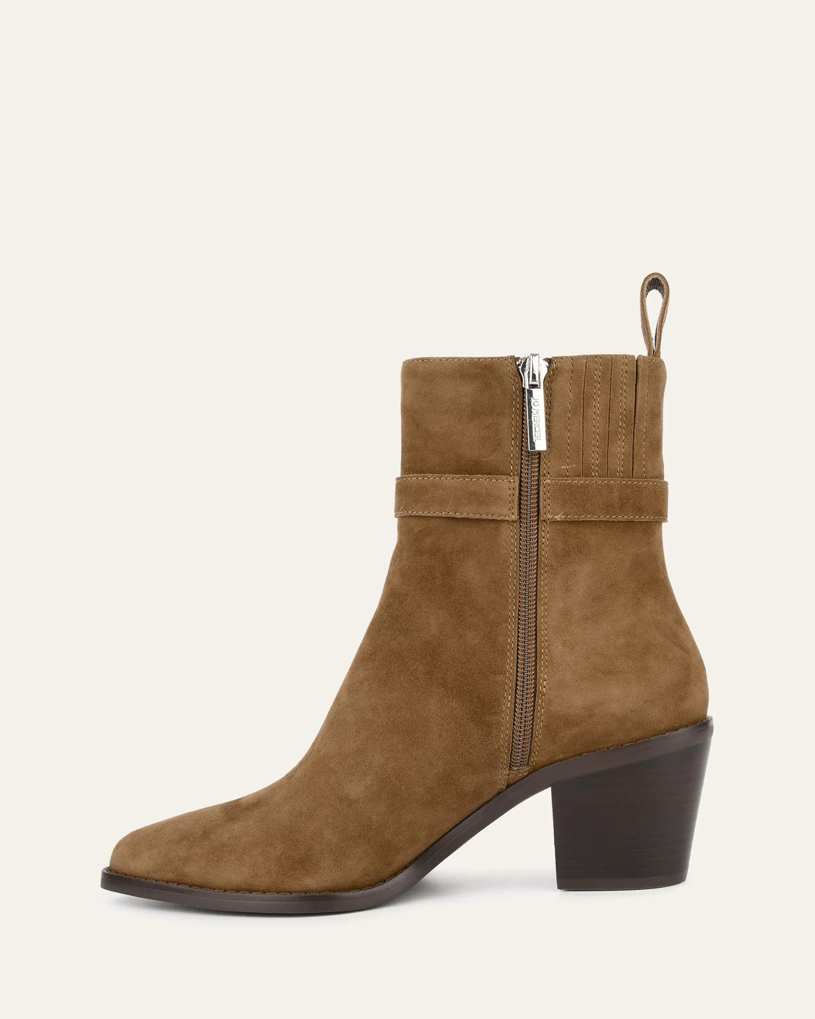 ZENA MID ANKLE BOOTS BISCUIT SUEDE